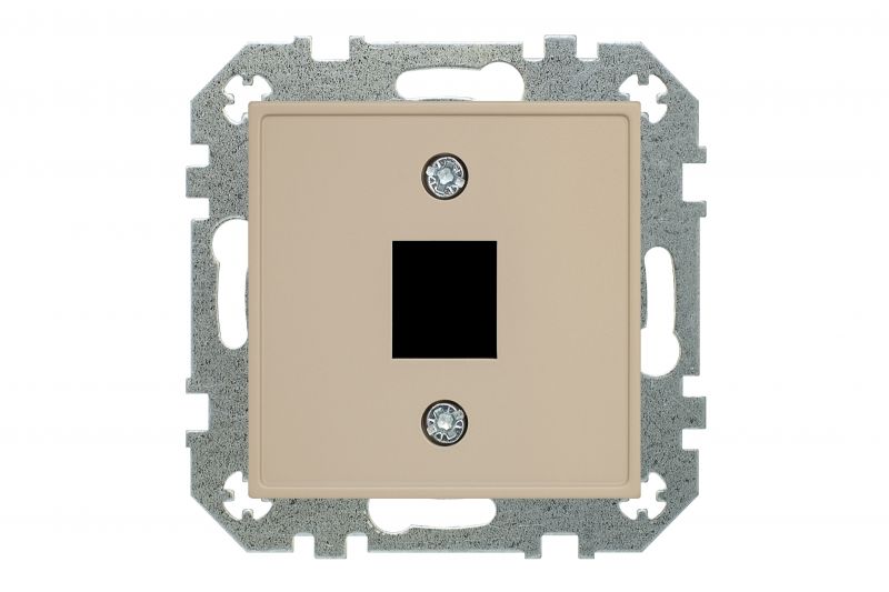 AIKL-011-01.R/ONC  Cover plate for RJ45 connectors. Retro matt.light.16mm - Image 2