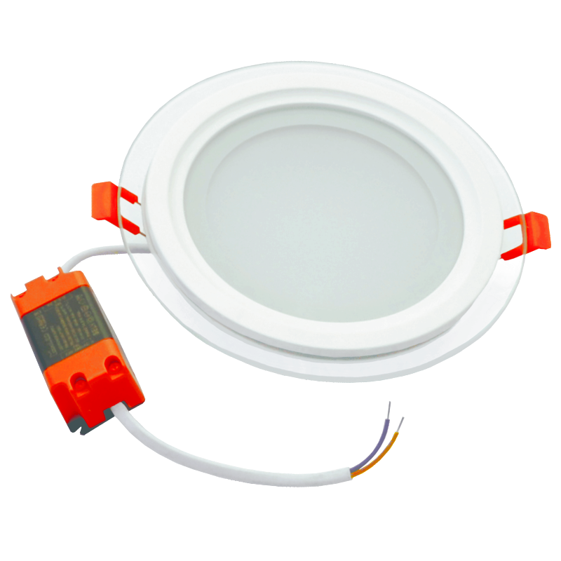 MODOLED round recesed LED panel, glass frame 12W 3000K - Image 4