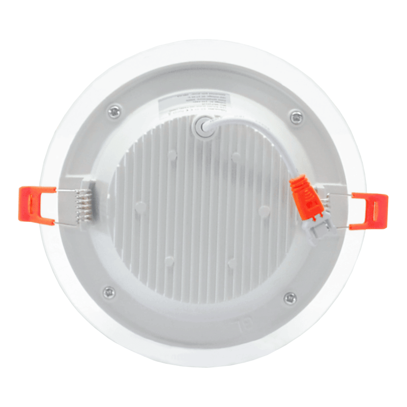 MODOLED round recesed LED panel, glass frame 12W 3000K - Image 2