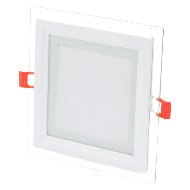 Įmontuojamas kvadratinis LED šviestuvas su stiklu MODOLED 12W - Nuotrauka 2