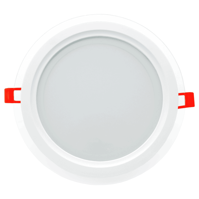 VESTALIGHT round recesed LED panel, glass frame 4000K 18W - Image 1