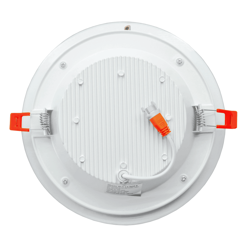 VESTALIGHT round recesed LED panel, glass frame 4000K 18W - Image 2