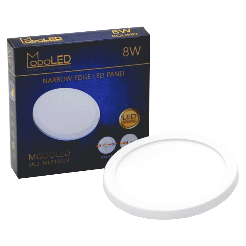 MODOLED round recesed LEDpanel, narrow frame 8W 3000K - Image 5