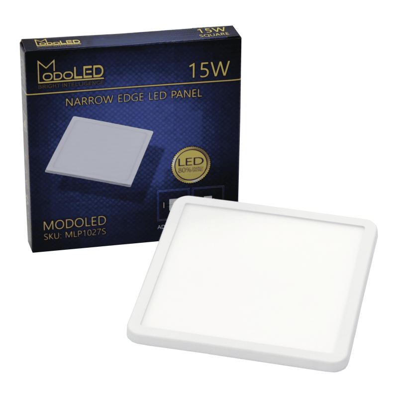 MODOLED square recesed LED panel, narrow frame 15W 3000K - Image 3