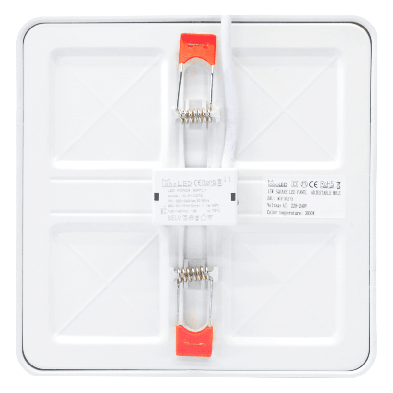 MODOLED square recesed LED panel, narrow frame 15W 3000K - Image 5