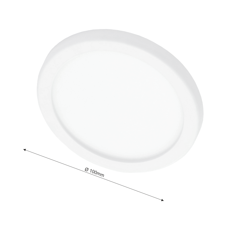 VESTALIGHT round recesed LED panel, narrow frame 6W 4000K - Image 7