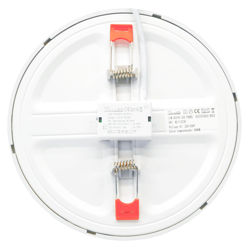 VESTALIGHT round recesed LED panel, narrow frame 15W 4000K - Image 4