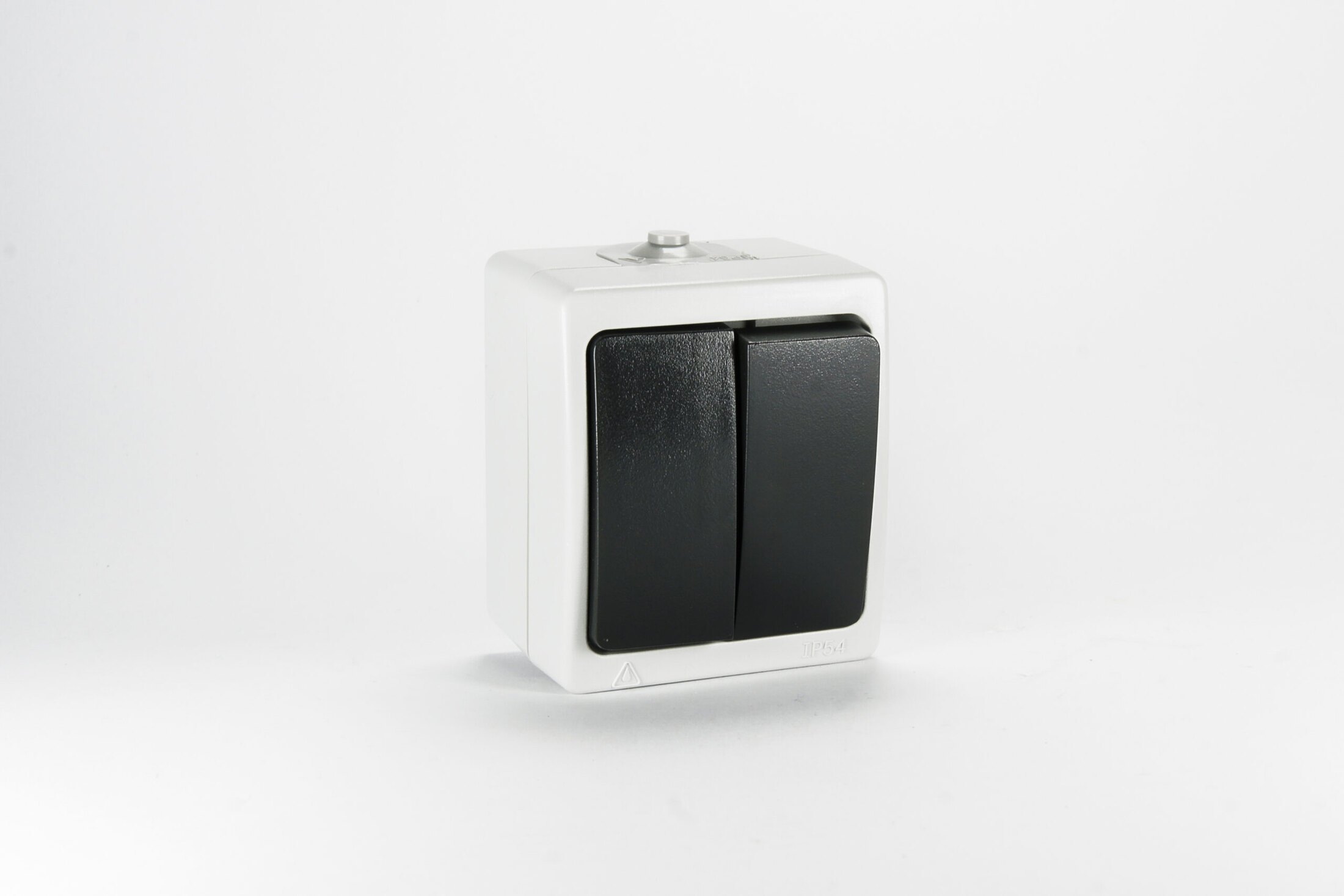 Surface two-key switch Bela