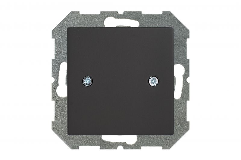 D-001-01.R/ON59 Flush mounting cover.Retro matt.black.w/f - Image 2