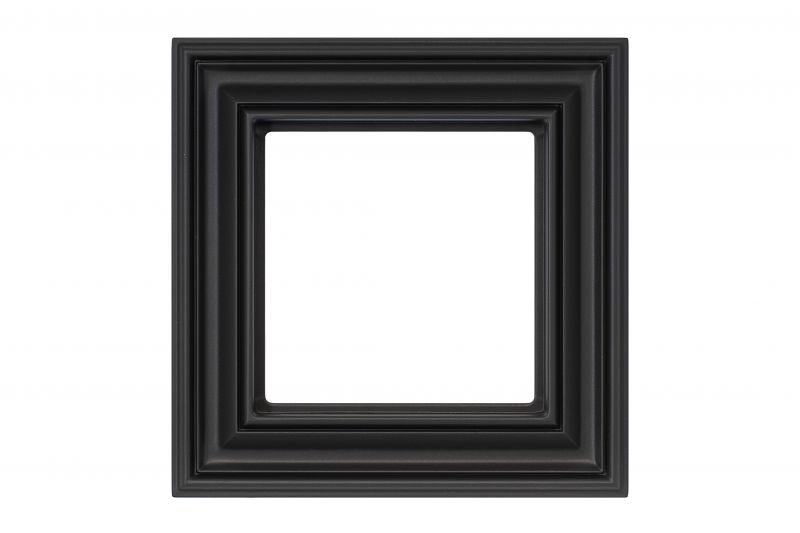 K14-345-01.R/ON59  1-gang frame, Retro matt.black - Image 1