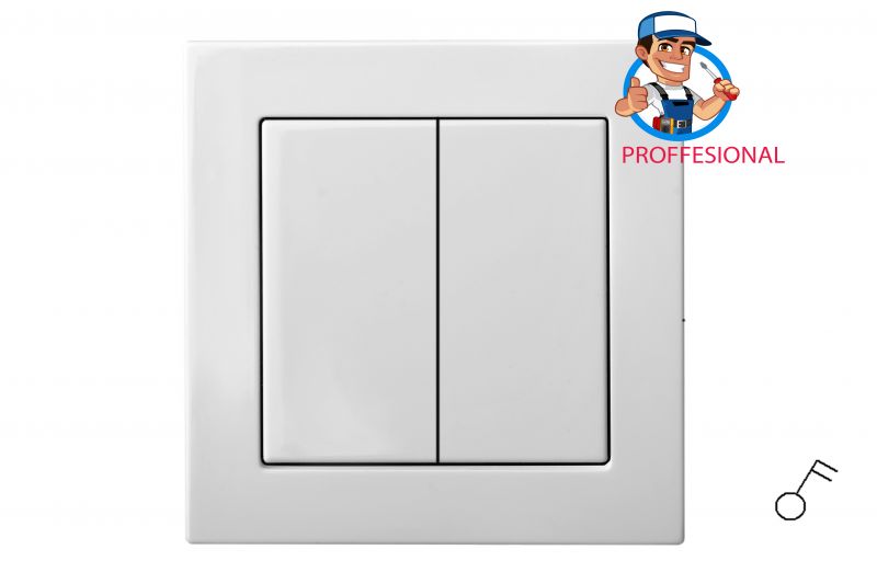 IJ5.10-203-01.E/B  Flush mounting 2x switch,spring.cont. w/f - Image 1