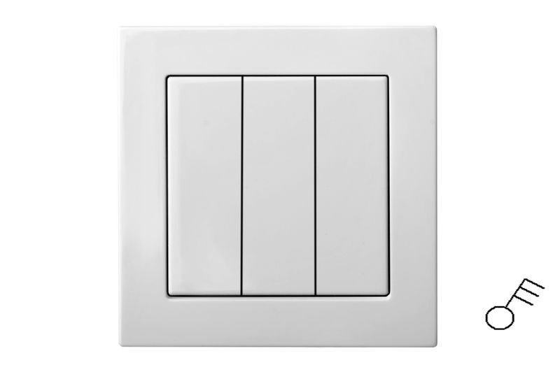 IJ3.16-001-01.E/B Flush mounting 3x switch, w/f - Image 1