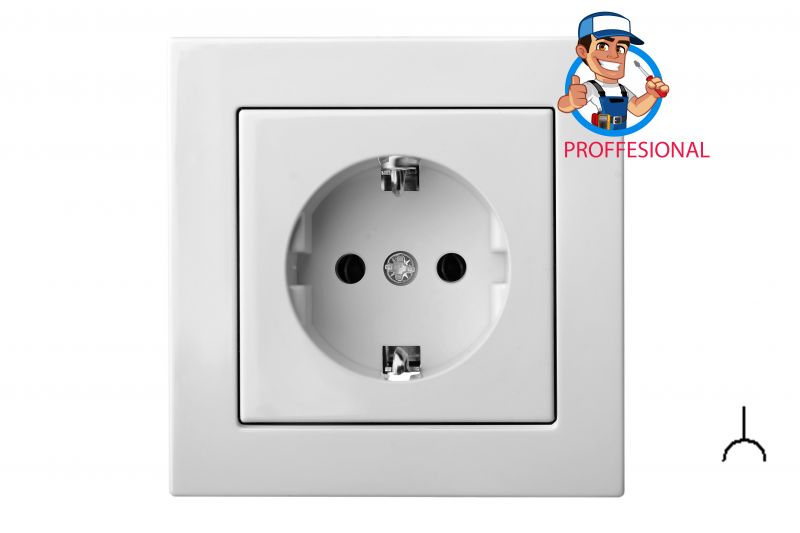 IKL16-204-01.E/B Flush mount.SCHUKO socket outlet, quick conn.16A, w/f - Image 1