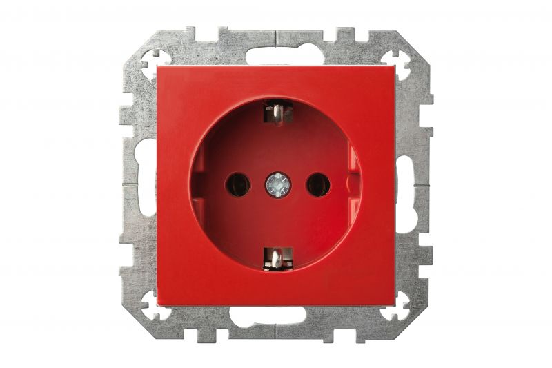IKL16-204-01.E/DATA  SCHUKO socket outlet "DATA"red.colour. w/f - Image 2