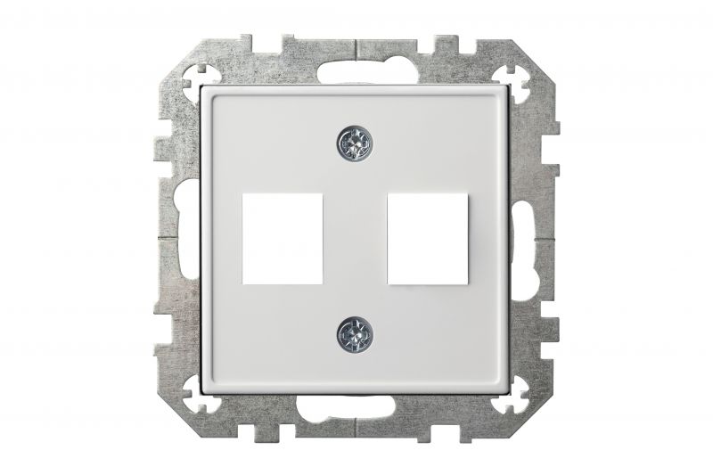 AIKL-022-01.E/B  Cover plate for 2xRJ45 connectors (AMP standart), w/f - Image 2
