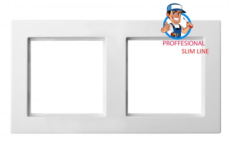 K14-145-02.E/B 2-gang frame Epsilon SlimLine - Image 1