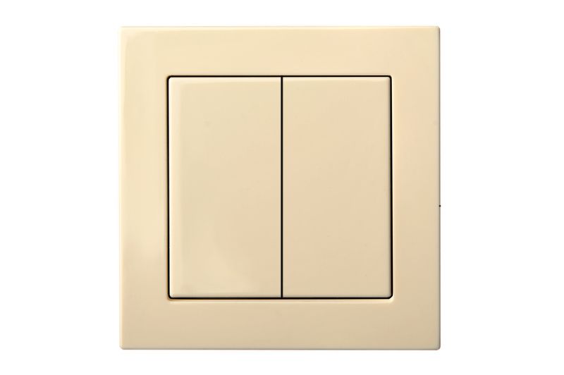 IJ5.10-203-01.E/S  Flush mounting 2x switch,spring.cont. w/f - Image 1