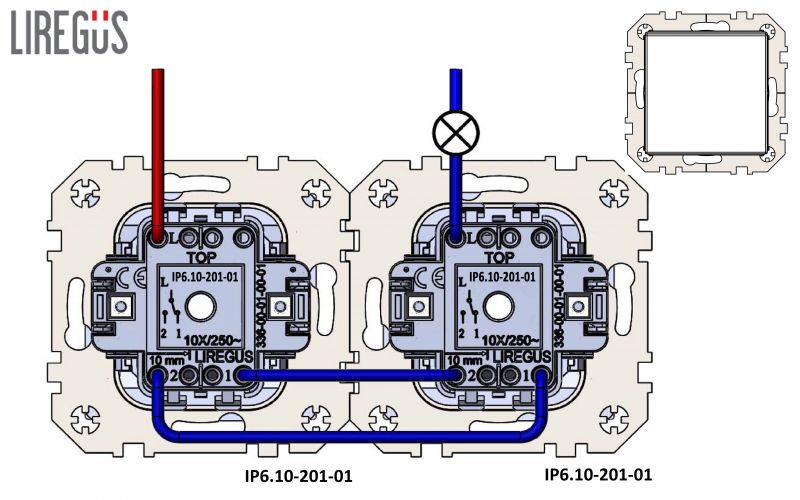 IP6.10-201-01.E/S Two-way 1-gang switch, spring.cont. w/f 10pc.set - Image 4