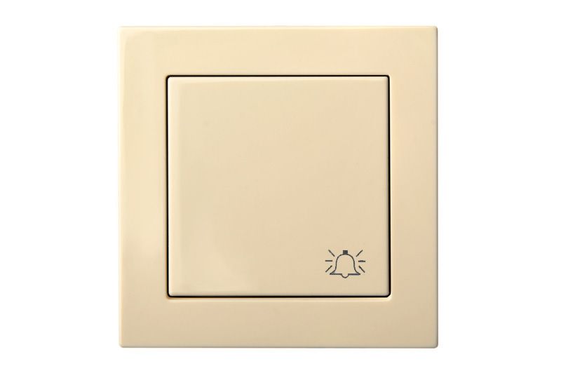 IESJ1-10-201-01.E/S Flush mount.push button switch "Bell, 10A spring cont. w/f - Image 1