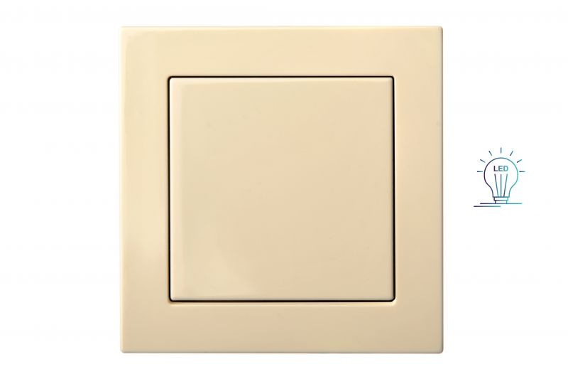 ISR-007-01.E/S LED impulse dimmer"lead edge"switch, LED 8-105W, w/f - Image 1