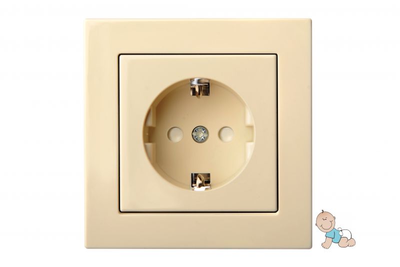 IKL16-214-01.E/S Flush mount.SCHUKO socket outlet, with spread claws, quick conn.16A, w/f - Image 1