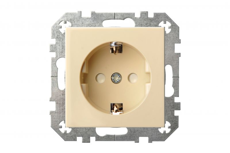 IKL16-214-01.E/S Flush mount.SCHUKO socket outlet, with spread claws, quick conn.16A, w/f - Image 2