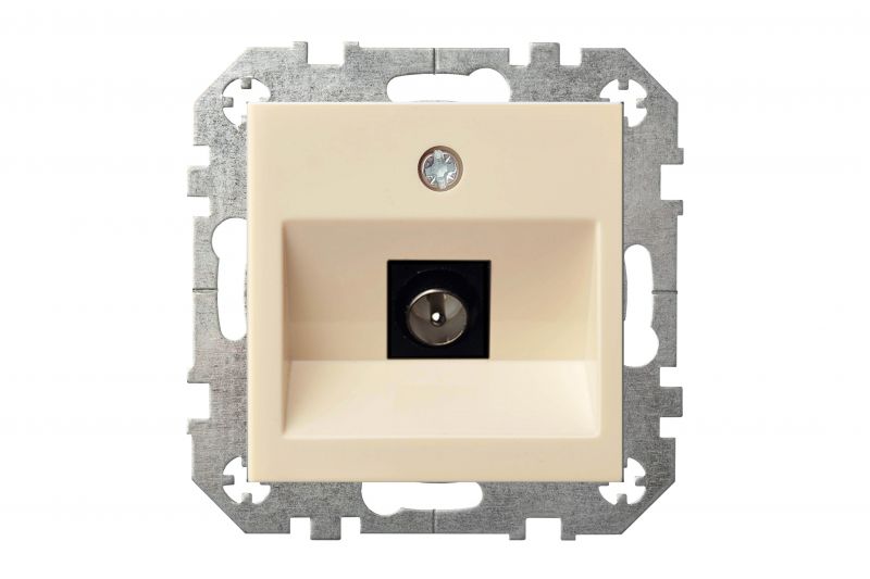 ITVL-1-01.E/S  TV socket with "F" type connector, flush mount. w/f - Image 2