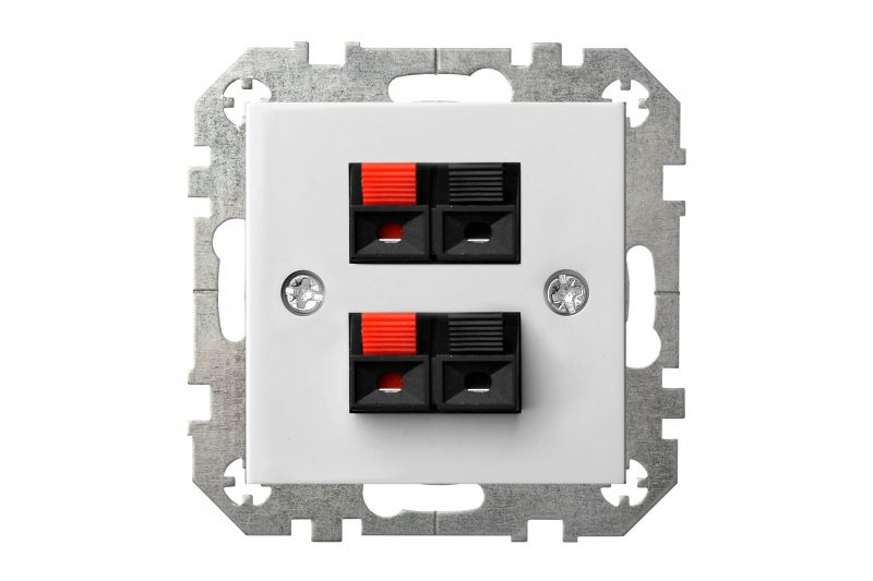 IGL-4-01.E/S Flush mount.loudspeaker socket double, w/f - Image 3