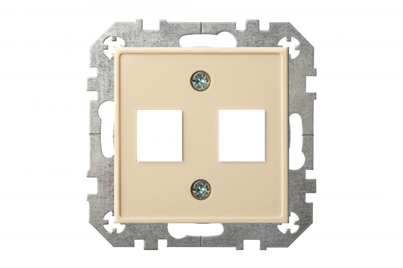 AIKL-022-01.E/S  Cover plate for 2xRJ45 connectors (AMP standart), w/f - Image 2