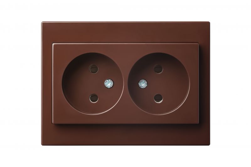 IKL16-409 E/R Flush mounting socket outlet, double, 16A - Image 2