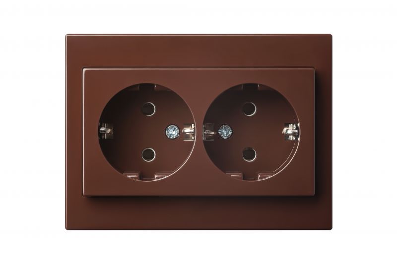 IKL16-405 E/R  Flush mount.SCHUKO socket outlet, double, 16A - Image 1