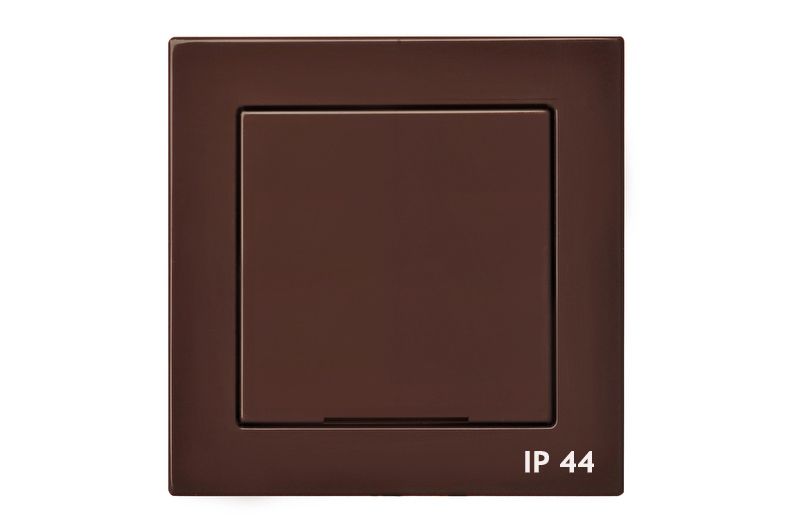 IKL16-408-01 E/R Flush mount.SCHUKO socket outlet with hinged cover, IP44,16A,w/f - Image 1