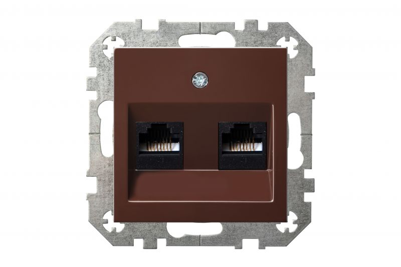 IKL-002-01 E/R Computer socket 2xRJ45, 6cat. connection, without frame - Image 2