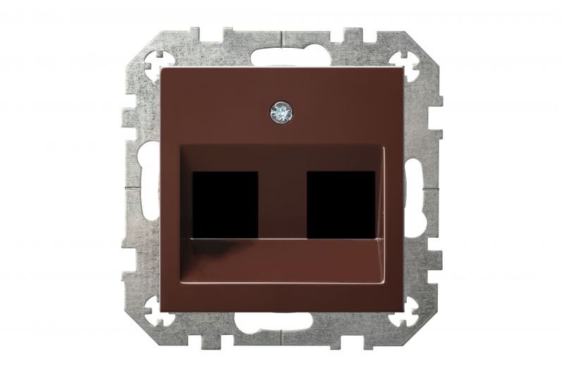 AIKL-002-01 E/R  Cover plate for 2xRJ45 connectors (AMP standart), w/f - Image 2
