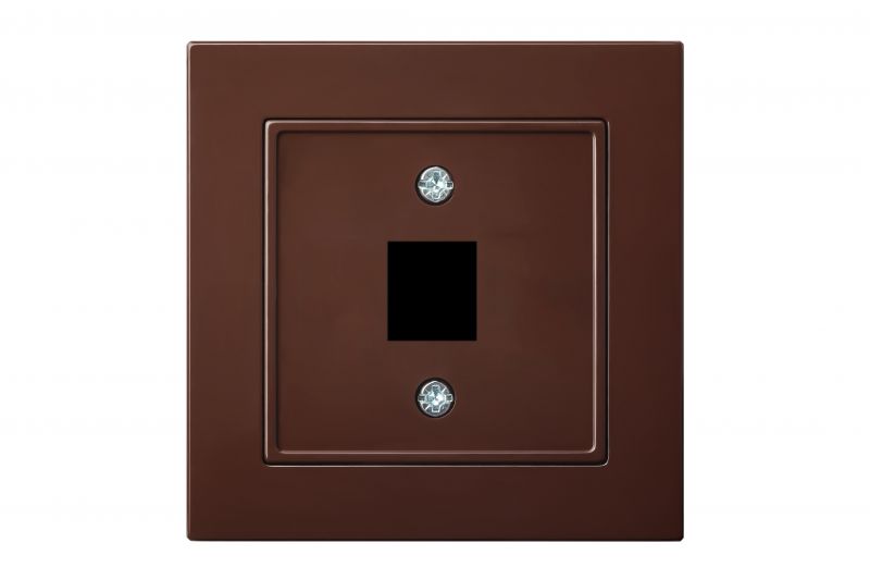 AIKL-011-01 E/R  Cover plate for 1xRJ45 connectors (AMP standart), w/f - Image 1