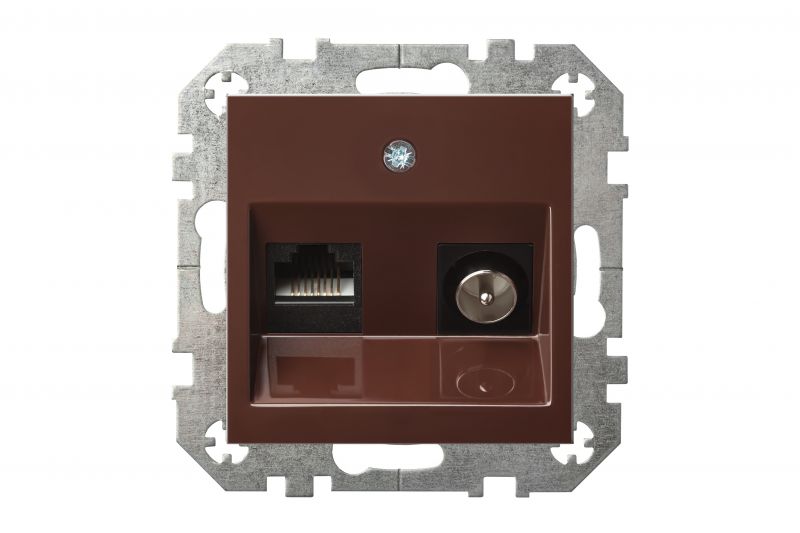 ITVKL-1-01 E/R  Flush.mount.TV and computer (RJ45 cat.6) socket, w/f - Image 2