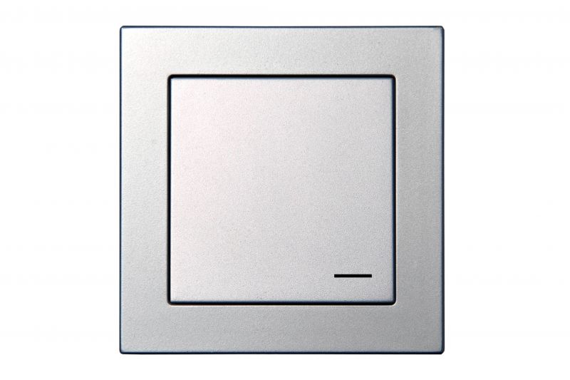 RJ-314.E/Mt  Radio switch set (sender + receiver), with Slim Line frame - Image 1