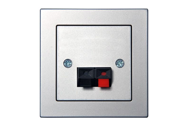 IGL-2-01.E/Mt Loudspeaker connection socket, without frame - Image 1
