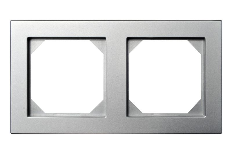 K14-245-02.E/Mt  Remelis 2vt.metalik dazytas plastikas, "Classic"-15mm - Nuotrauka 1