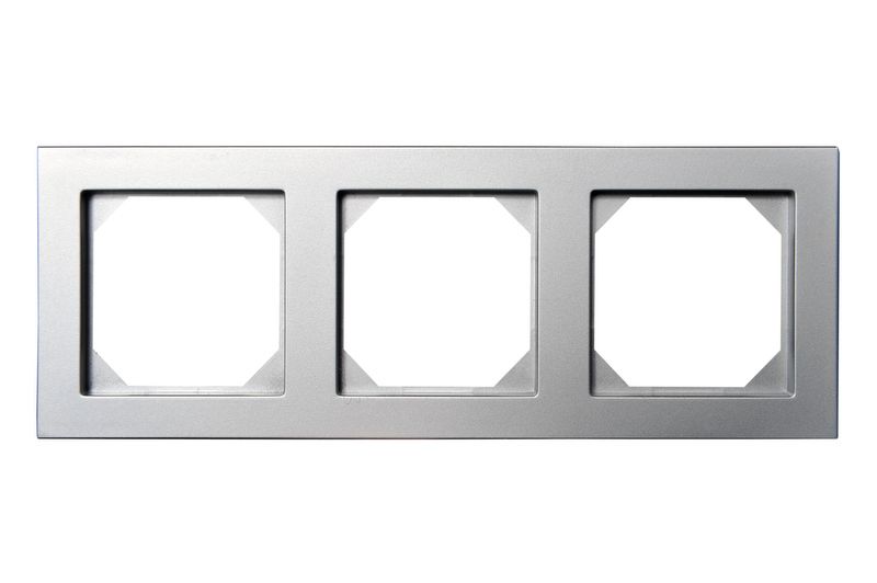 K14-245-03.E/Mt 3-place frame, metallic colour, Classic - Image 1