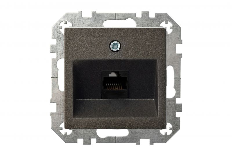 IKL-001-01.E/J Įl.komp.lizd. RJ45 kat.6."Epsilon"juoda.b/r - Nuotrauka 2