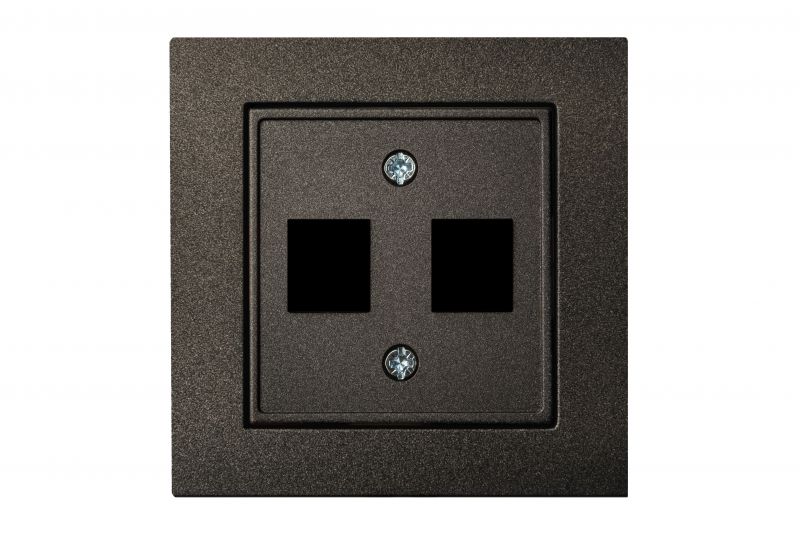 AIKL-022-01.E/J Tiesi Apdaila(su atrama)2x“keystone”tipo lizdams:kompiuteriniam/telefoniniam/TV/HDMI/USB/S-Video/RCA b/r