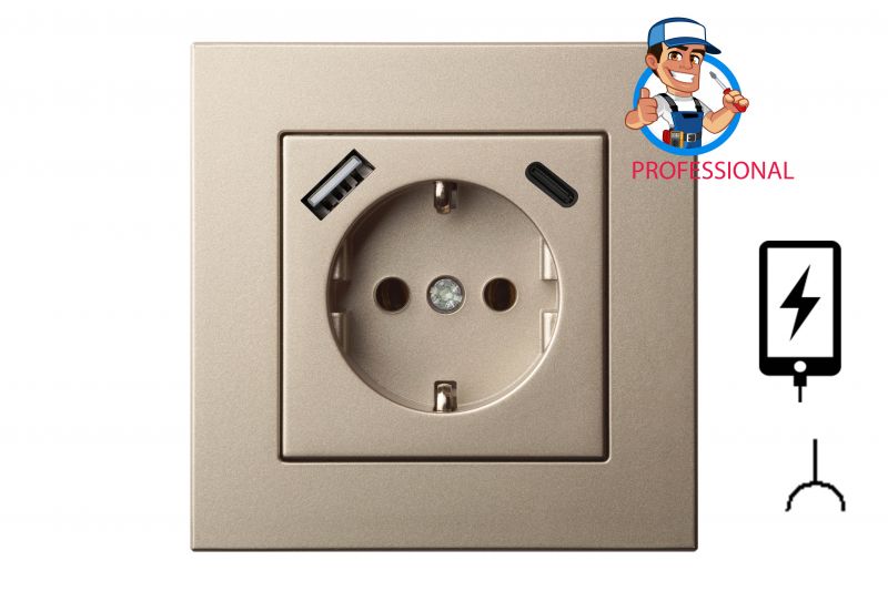 IUK-3-01.E/Ch Kist.lizdas su izem. ir 3.4A USB A+C kroviklis."Epsilon"sampano sp.b/r
