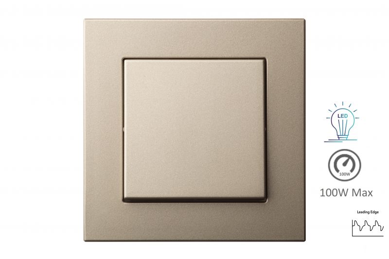 ISR-007-01.E/Ch LED impulse dimmer"lead edge"switch, LED 8-105W, w/f - Image 1