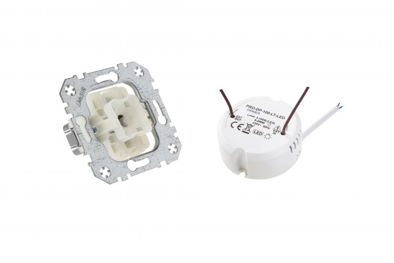 ISR-007-01.E/Ch LED impulse dimmer"lead edge"switch, LED 8-105W, w/f - Image 2