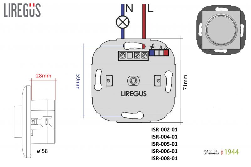 ISR-008-01.E/Ch LED svies.stipr.reguliat."Lead/Trail.edge" 5-200W/PVC blist."Epsilon"samp.sp.b/r - Nuotrauka 3