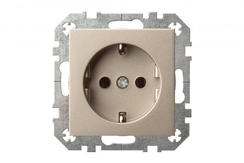 IKL16-204-01.E/Ch Flush mount.SCHUKO socket outlet, quick conn.16A, w/f - Image 2