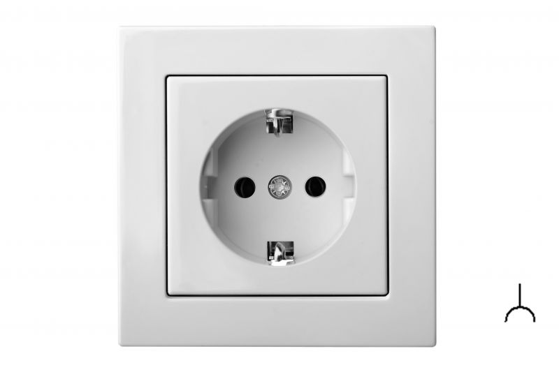 IKL16-404-01.E/Ch Flush mount.SCHUKO socket outlet with earth, w/f - Image 2