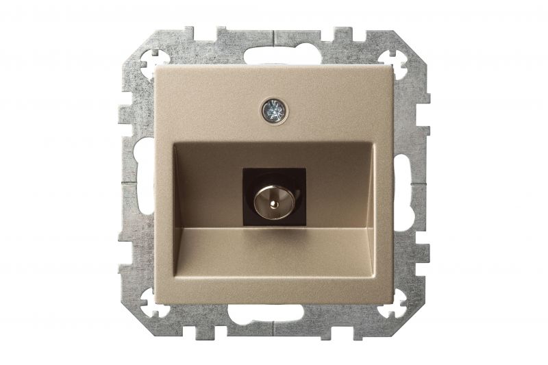 ITVL-1-01.E/Ch  Flush mount.TV socket with "F" type connection, w/f - Image 2