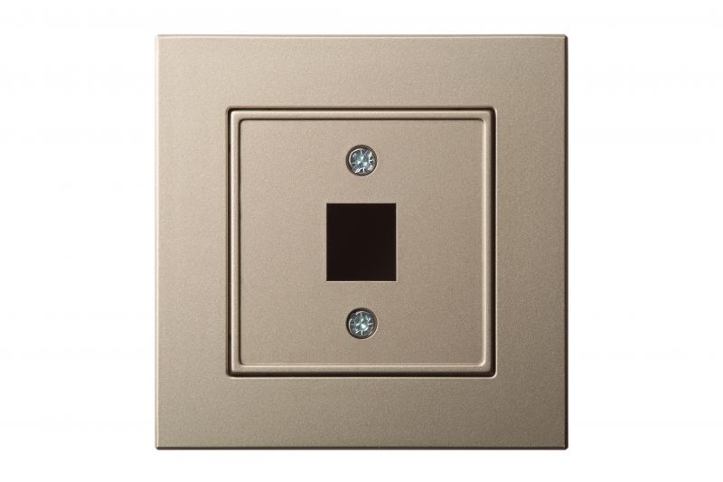 AIKL-011-01.E/Ch  Cover plate for RJ45 connectors (AMP standart), w/f - Image 1